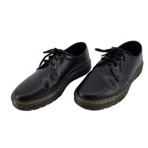 Dr. Martens 1461 Zavala Lo Black Leather Oxford Shoes Lace Up‎ Men's 5 Women's 6